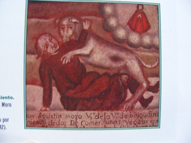 cuadro de perro rabioso