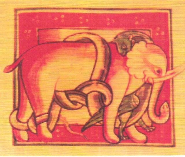 elefante y dragón