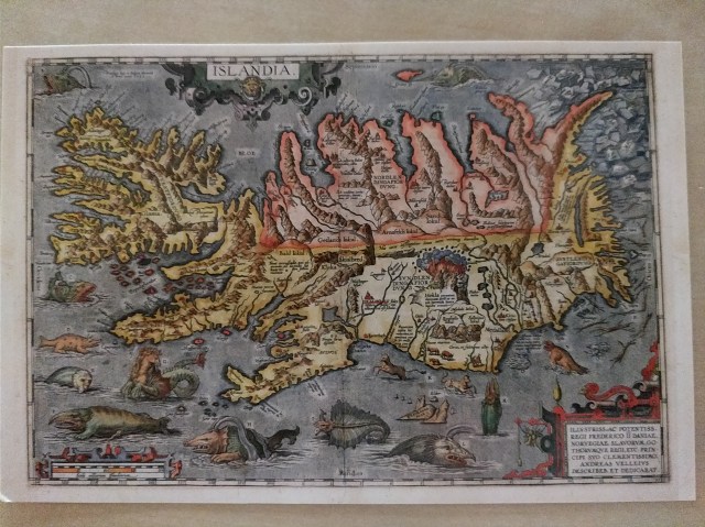 Ballenas mapa Islandia