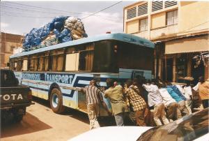 Mali. Bamako los buses 1
