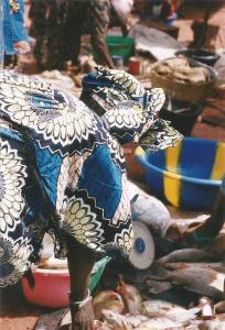 Mali. rio Niger mujer