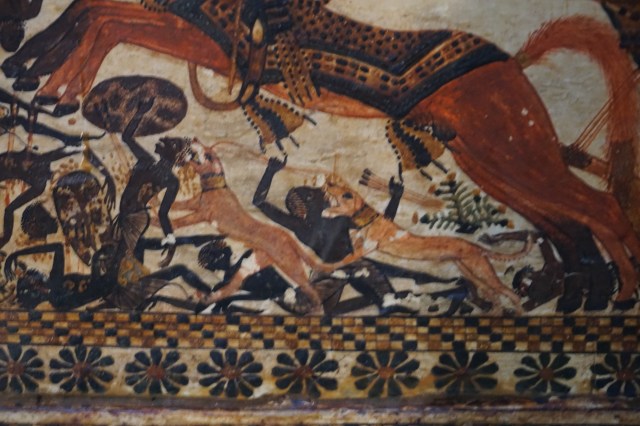 egipto. la caja pintada de tutankamon