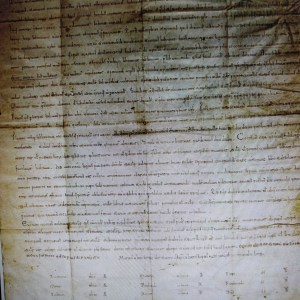 Diploma de dotación a la catedral de Valencia