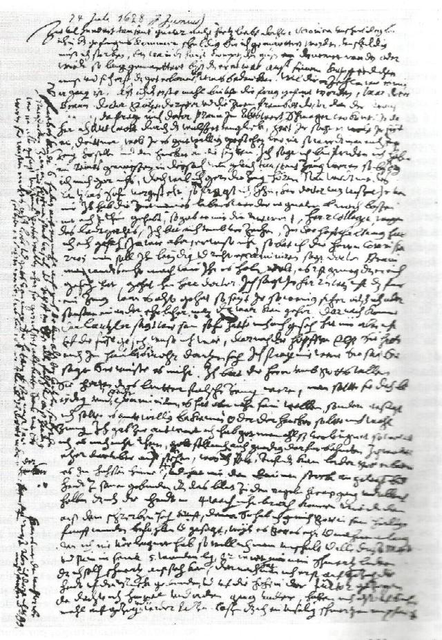 brujería. carta de Johannes Junius