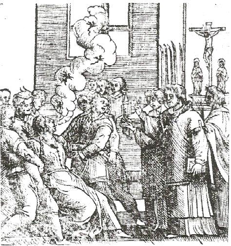 brujería. exorcismo a una monja posesa de Hainaut, 1589